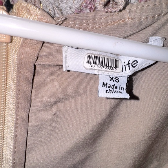 New Anthropologie BTFL-LIFE Floral Ruffle Maxi Dress In Rust! size xSmall - Picture 7 of 14